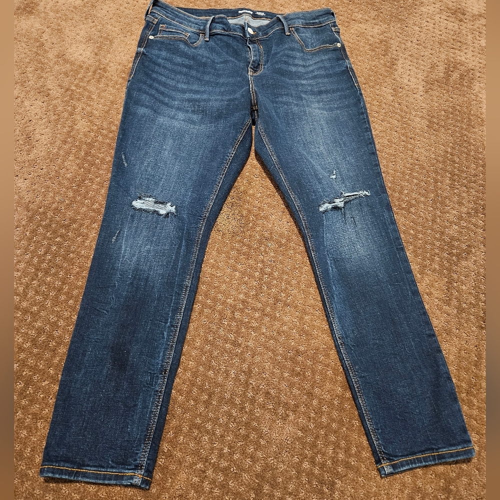 Old Navy Rockstar Super Skinny Jeans Sz 14 SHORT